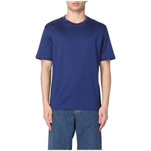 Paolo Pecora, Heren, Tops, Blauw, Maat: XL