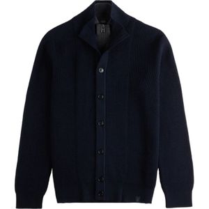 Fay, Heren, Truien, Blauw, Maat: XL Wol,