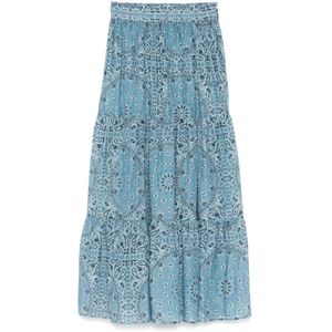 MC2 Saint Barth, Dames, Rokken, Blauw, Maat: S Katoen,