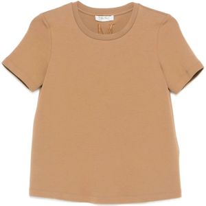 Max Mara, Dames, Tops, Bruin, Maat: M Katoen,