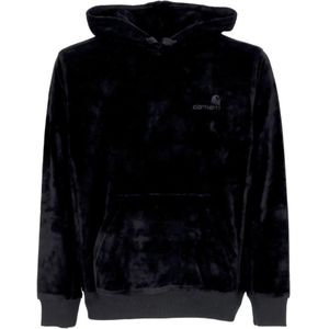 Carhartt Wip, Heren, Sweatshirts & Hoodies, Zwart, Maat: S Katoen,