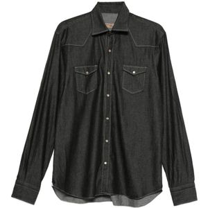 Barba, Heren, Overhemden, Zwart, Maat: 2XL