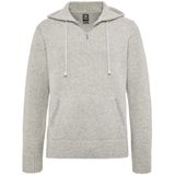 Boggi Milano - Cashmere Half-Zip Hoodie - Grijs