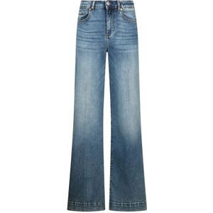 Liu Jo - Jeans - Blauw - Flare Better - Wijde Pijp