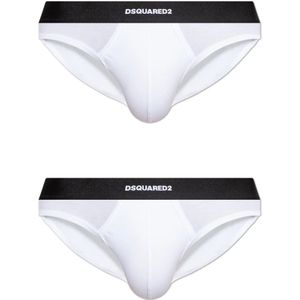 Dsquared2 Twee-pack slips , White , Heren , Maat: M