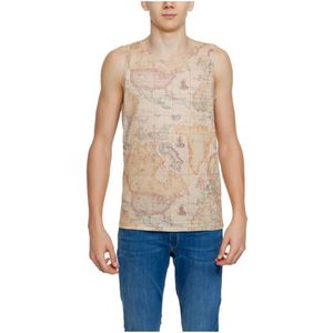 Alviero Martini 1a Classe - Tanktop - Beige - Heren - Model DB T031 6000