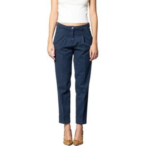 Mason's, Dames, Broeken, Blauw, Maat: 3XS Katoen,