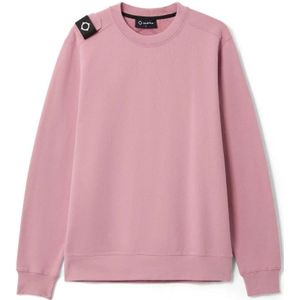 Ma.strum, Heren, Sweatshirts & Hoodies, Roze, Maat: M Katoen,