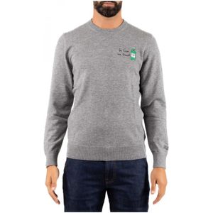 Saint Barth, Heren, Truien, Grijs, Maat: S