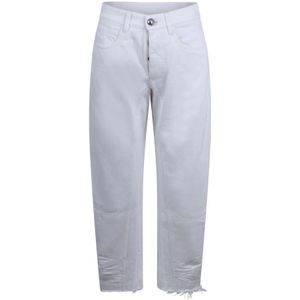 Jil Sander, Dames, Jeans, Wit, Maat: 3XS