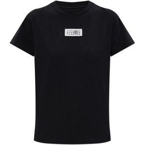MM6 Maison Margiela, Dames, Tops, Zwart, Maat: S