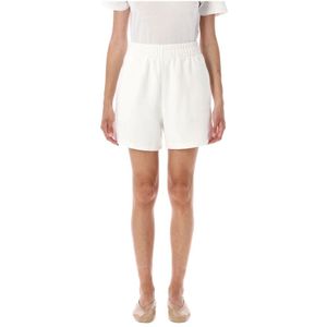 Anine Bing, Dames, Korte broeken, Beige, Maat: M Fleece,