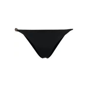 Versace Zwarte driehoekige bikinibroekjes , Black , Dames , Maat: XL