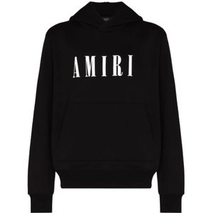 Amiri, Heren, Sweatshirts & Hoodies, Zwart, Maat: S