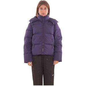 Lacoste, Dames, Jassen, Paars, Maat: 4XS Polyamide,