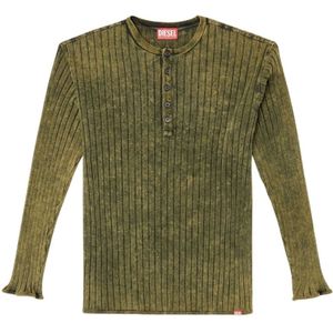 Diesel, Heren, Tops, Groen, Maat: L