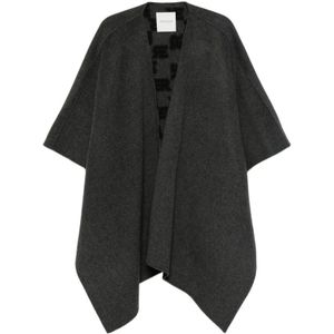 Ermanno Scervino, Dames, Jassen, Zwart, Maat: ONE Size Wol,