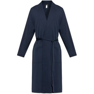 Hanro, Heren, Nachtkleding & Lounge, Blauw, Maat: M Katoen,