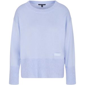 Armani Exchange, Dames, Truien, Blauw, Maat: M