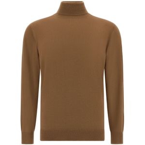 Boggi Milano - Trui - Bruin - Knitwear - Lange Mouw