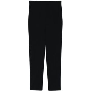 Iblues, Dames, Broeken, Zwart, Maat: 2XL Jersey,