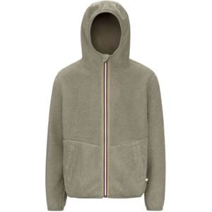 K-Way, Heren, Jassen, Groen, Maat: L Fleece,