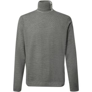 Emporio Armani, Heren, Truien, Grijs, Maat: L Wol,