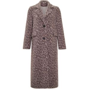 Cesare Gaspari, Dames, Mantels, Bruin, Maat: M Wol,
