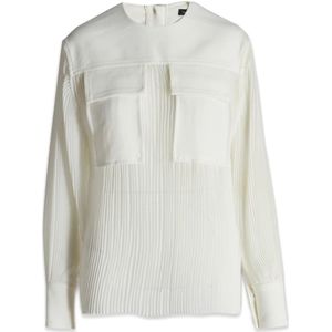 Proenza Schouler, Dames, Blouses & Shirts, Wit, Maat: S Poliester,