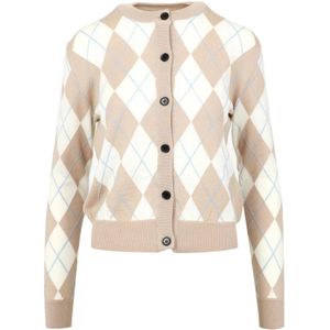 Msgm, Dames, Truien, Beige, Maat: S Wol,