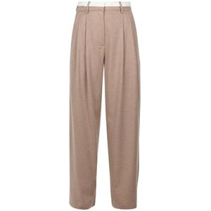 Ottod'Ame, Dames, Broeken, Geel, Maat: 2XS