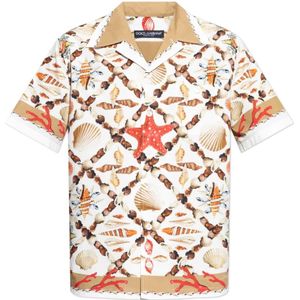 Dolce & Gabbana, Heren, Overhemden, Veelkleurig, Maat: L Katoen,