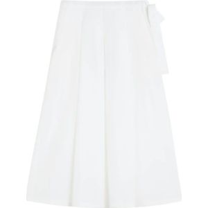 Weekend Max Mara, Dames, Rokken, Wit, Maat: XS Katoen,