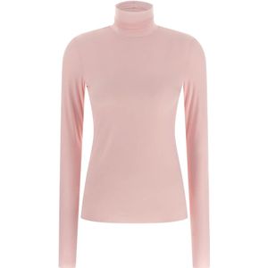 Sportmax, Dames, Truien, Roze, Maat: S Jersey,