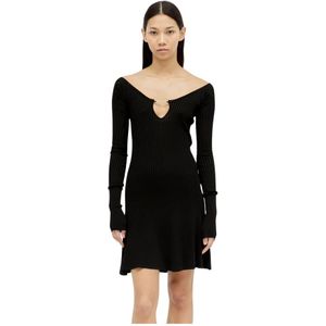 Jacquemus, Dames, Jurken, Zwart, Maat: XS