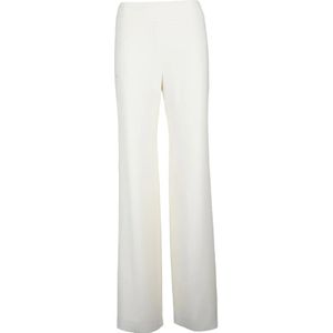 Emporio Armani, Dames, Broeken, Wit, Maat: L Poliester,