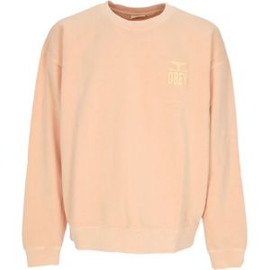 Obey, Heren, Sweatshirts & Hoodies, Roze, Maat: M Katoen,