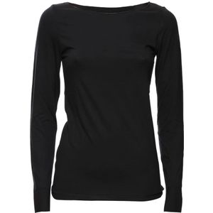 Majestic Filatures, Dames, Tops, Grijs, Maat: S Viscose,
