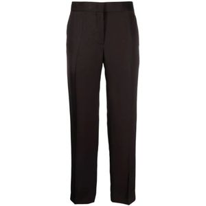 Jil Sander, Dames, Broeken, Zwart, Maat: XS Viscose,