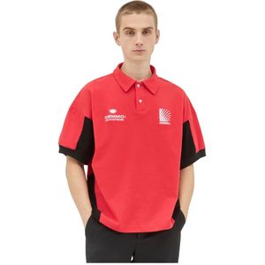 Demmo, Heren, Tops, Rood, Maat: M Katoen,