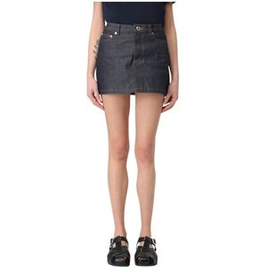 A.p.c., Dames, Rokken, Blauw, Maat: S Denim,