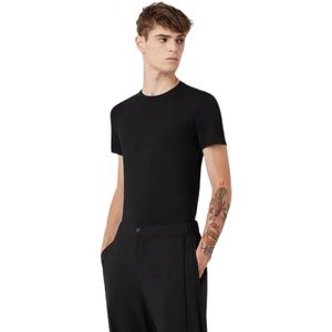 Emporio Armani, Heren, Tops, Zwart, Maat: L