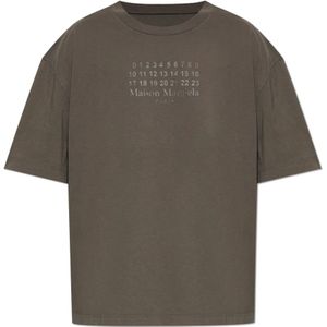 Maison Margiela, Heren, Tops, Bruin, Maat: S Katoen,