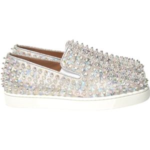 Christian Louboutin, Dames, Schoenen, Wit, Maat: 35 1/2 EU Leer,