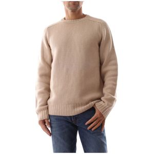 Dondup, Heren, Truien, Beige, Maat: M Wol,