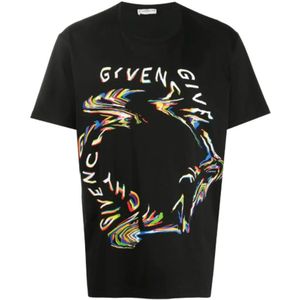 Givenchy, Heren, Tops, Zwart, Maat: XS Katoen,