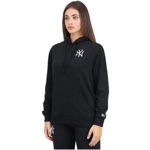 New Era, Dames, Sweatshirts & Hoodies, Zwart, Maat: L Katoen,