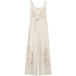 Twinset, Dames, Jumpsuits & Playsuits, Wit, Maat: M Linnen,