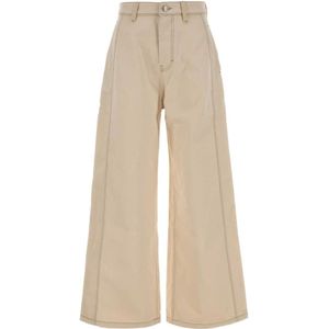 Ami Paris, Dames, Jeans, Beige, Maat: W25 Denim,