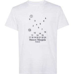 Maison Margiela, Heren, Tops, Wit, Maat: S Katoen,
